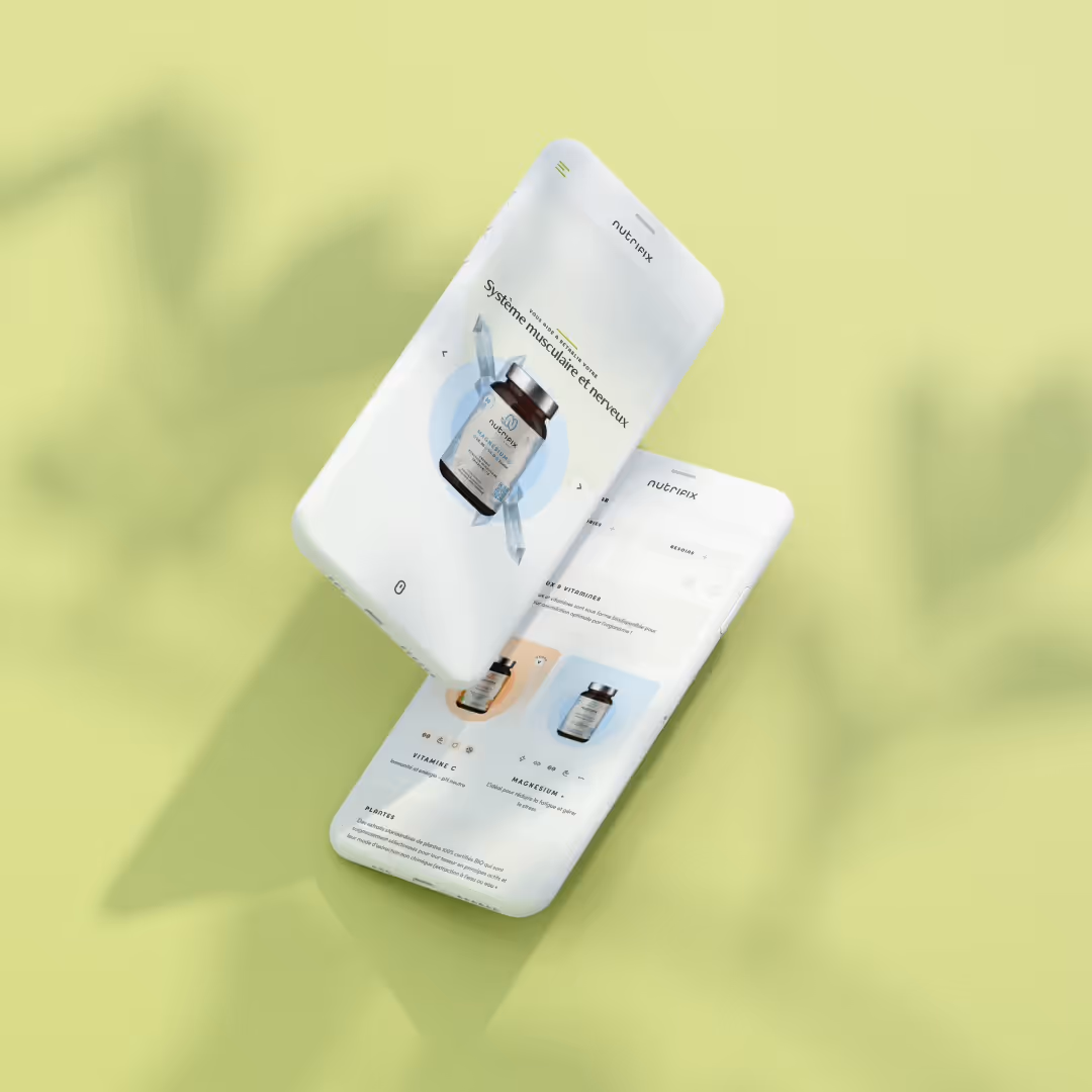 Nutrifix - Odysia Packaging - Création de logo & site web