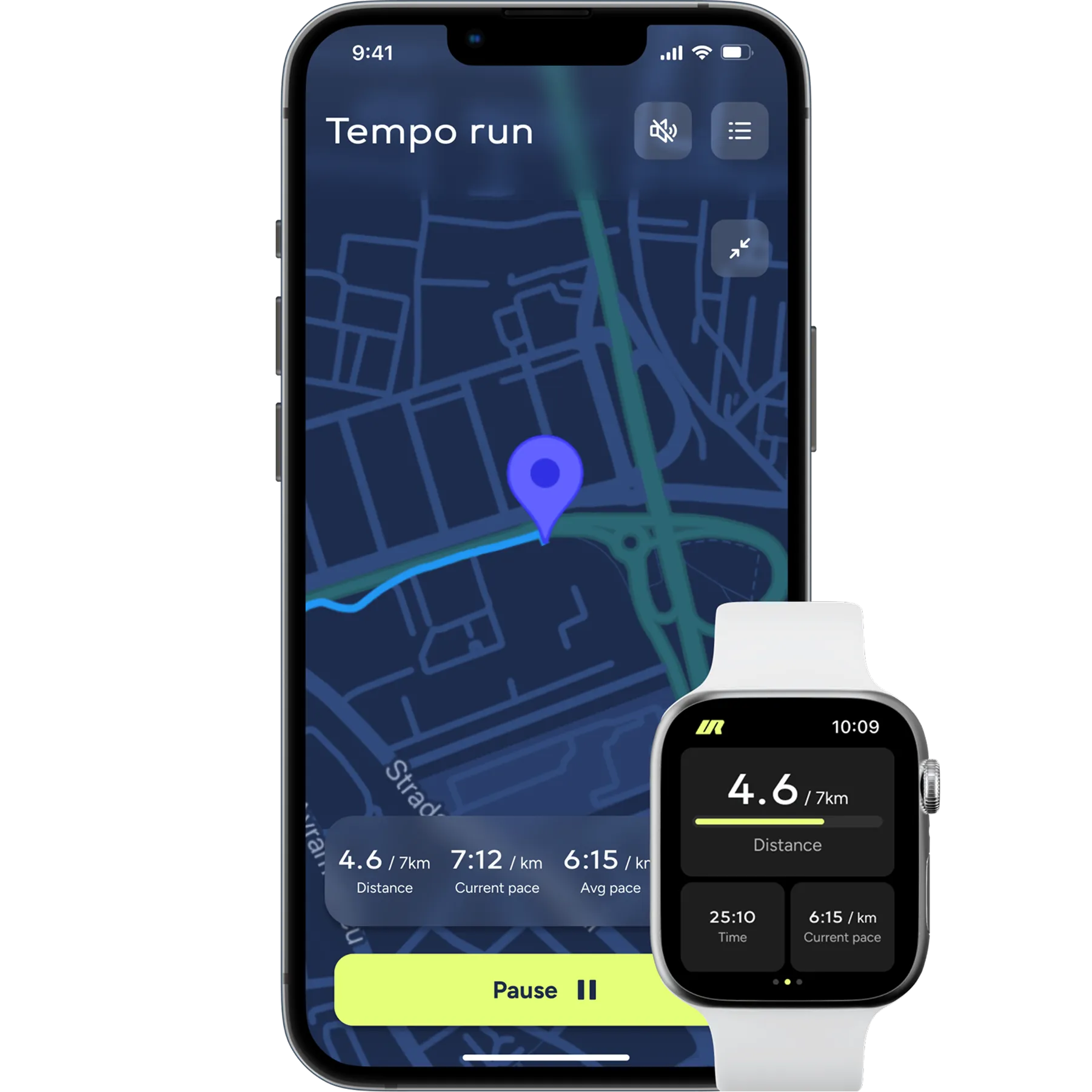 Urunn phone app and watch app