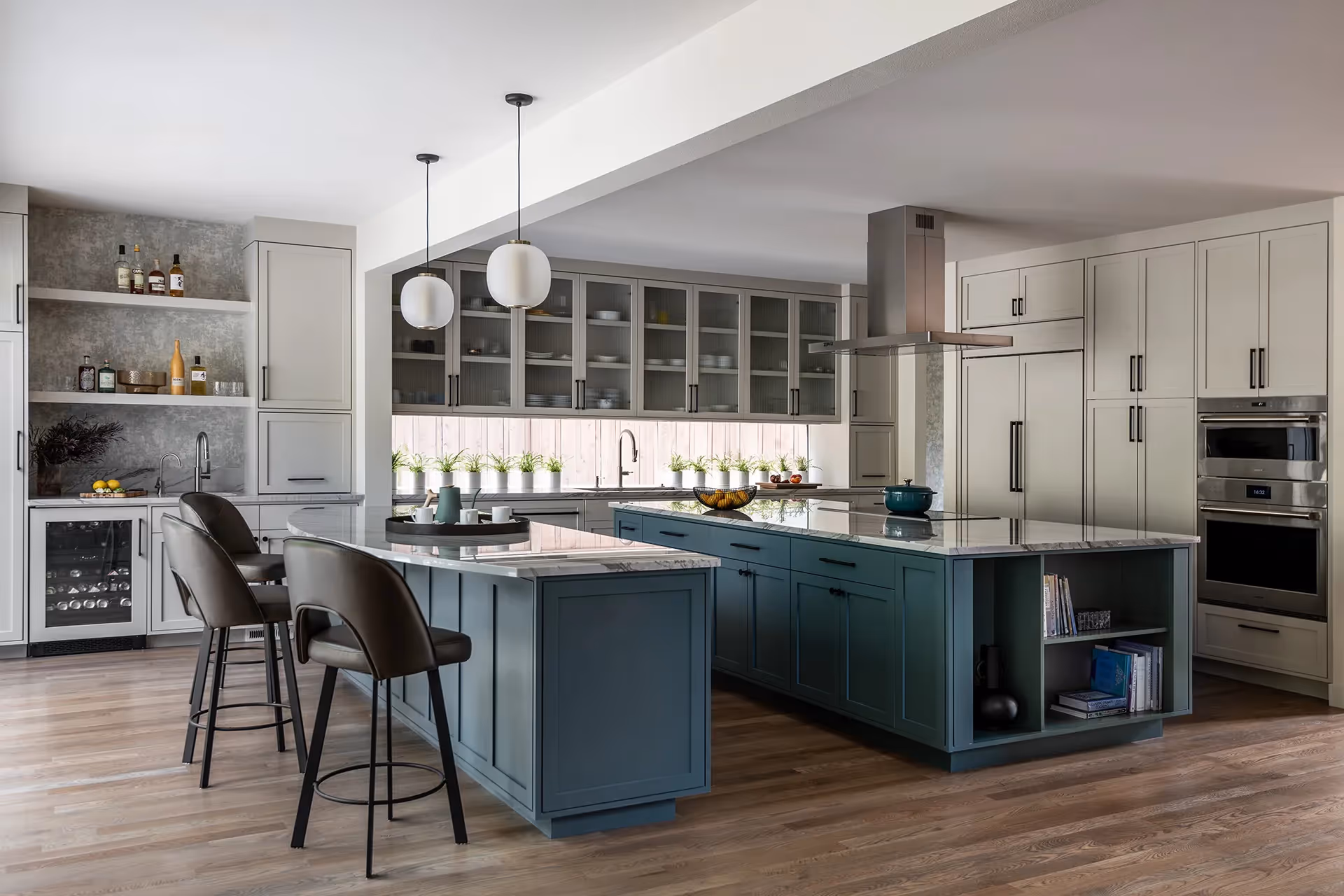 A full down-to-studs craftsman remodel on a historic Capitol Hill street — expanded living spaces, bold color palette, and a remodeled family kitchen.