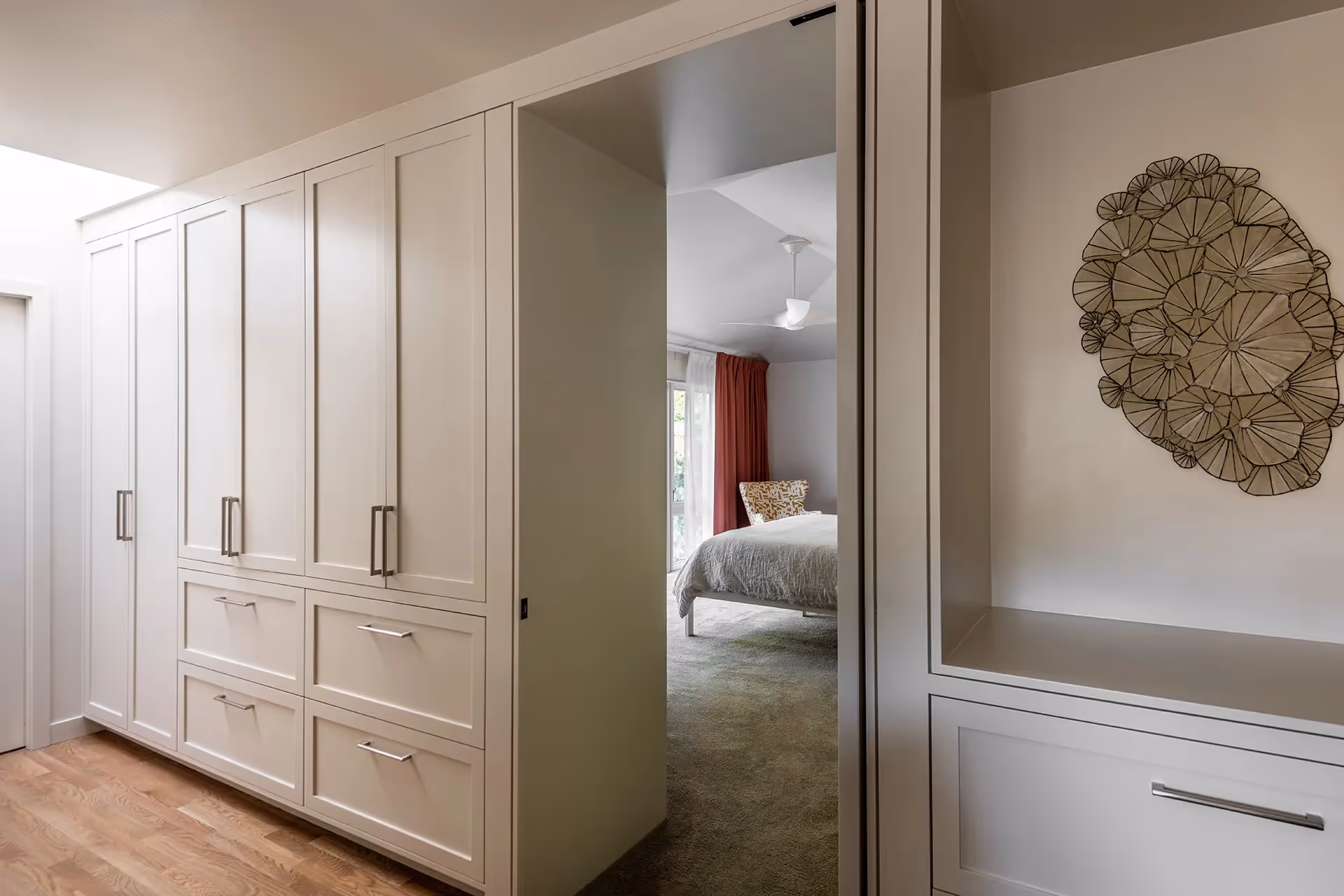 A full down-to-studs craftsman remodel on a historic Capitol Hill street — expanded living spaces, bold color palette, and a remodeled family kitchen.