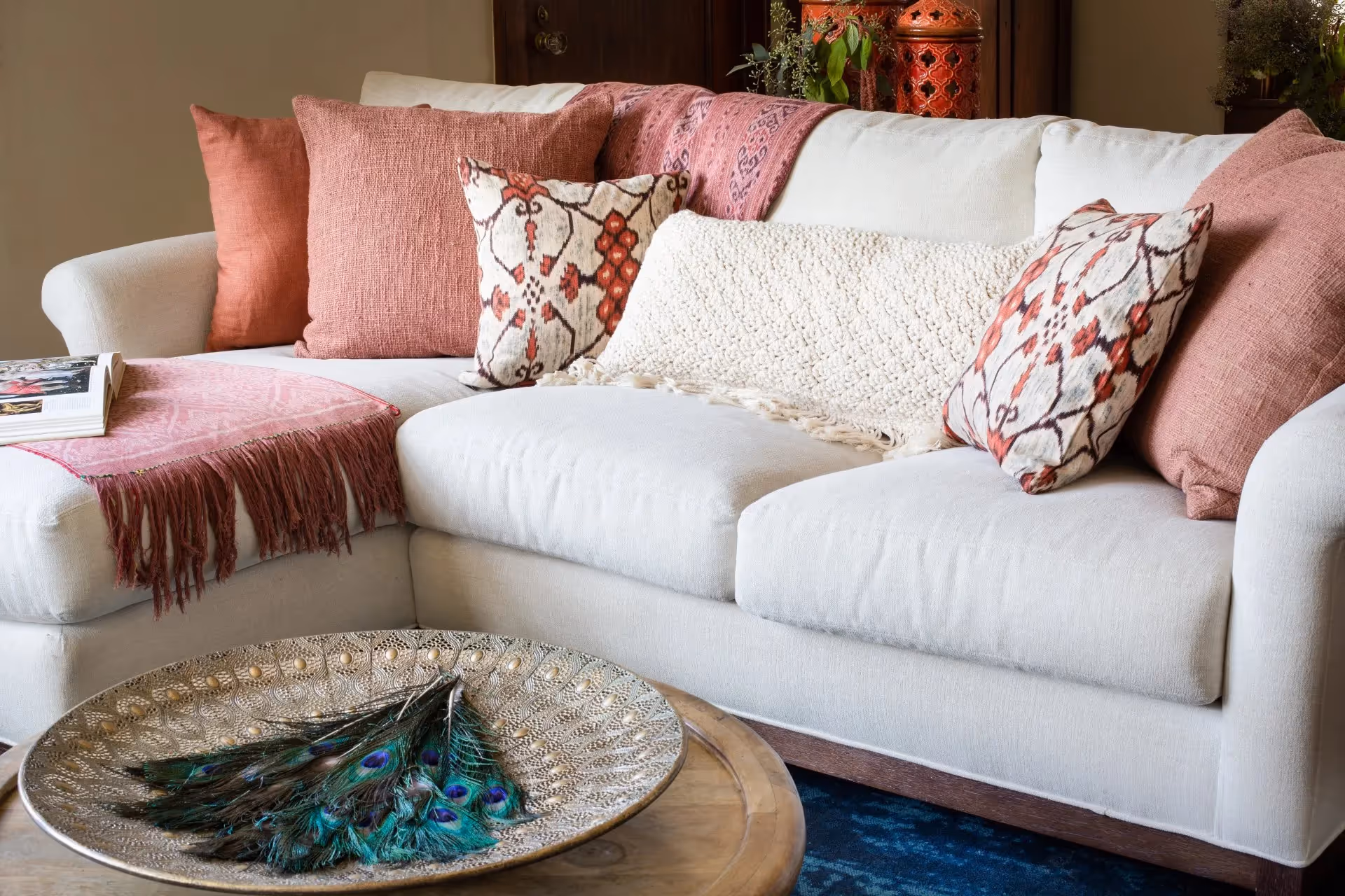 A whole-home update for a Seattle bungalow in Phinney Ridge — blue-toned palette, vintage antiques, custom furnishings, and family-friendly design.