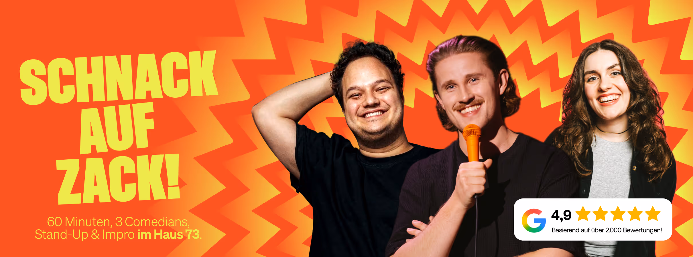 SCHNACK Stand-Up Comedy präsentiert: SCHNACK AUF ZACK