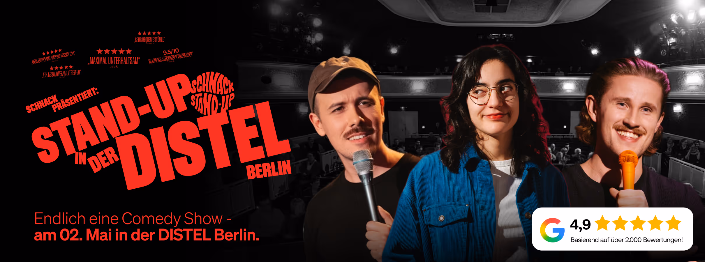 SCHNACK ALLSTARS in der DISTEL Berlin