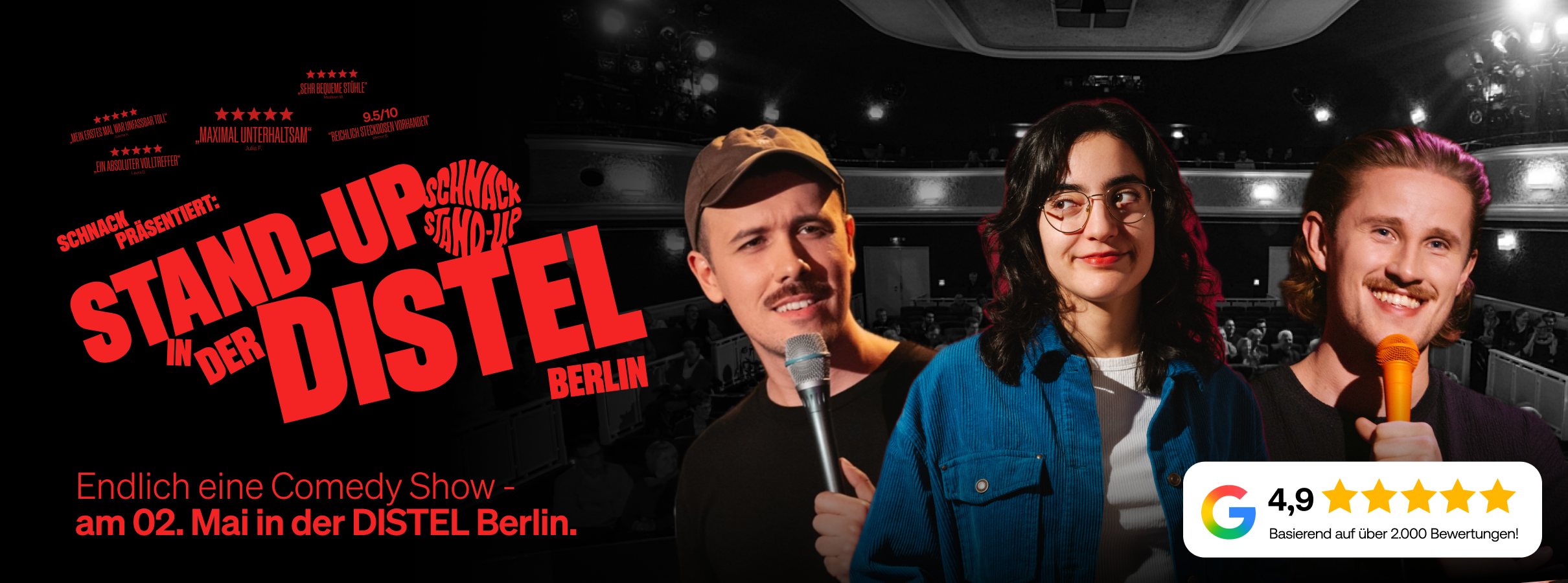 SCHNACK ALLSTARS in der DISTEL Berlin