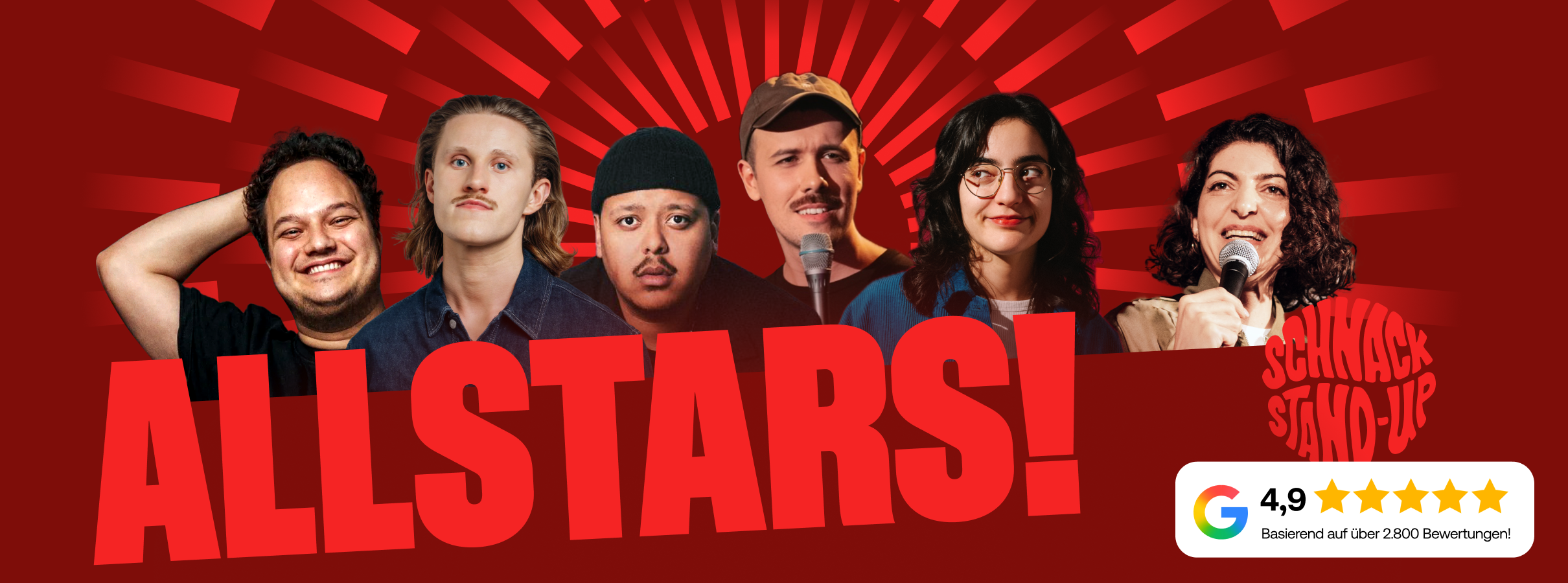 SCHNACK ALLSTARS (Open Air) - Stand-Up Comedy im ADINA Michel