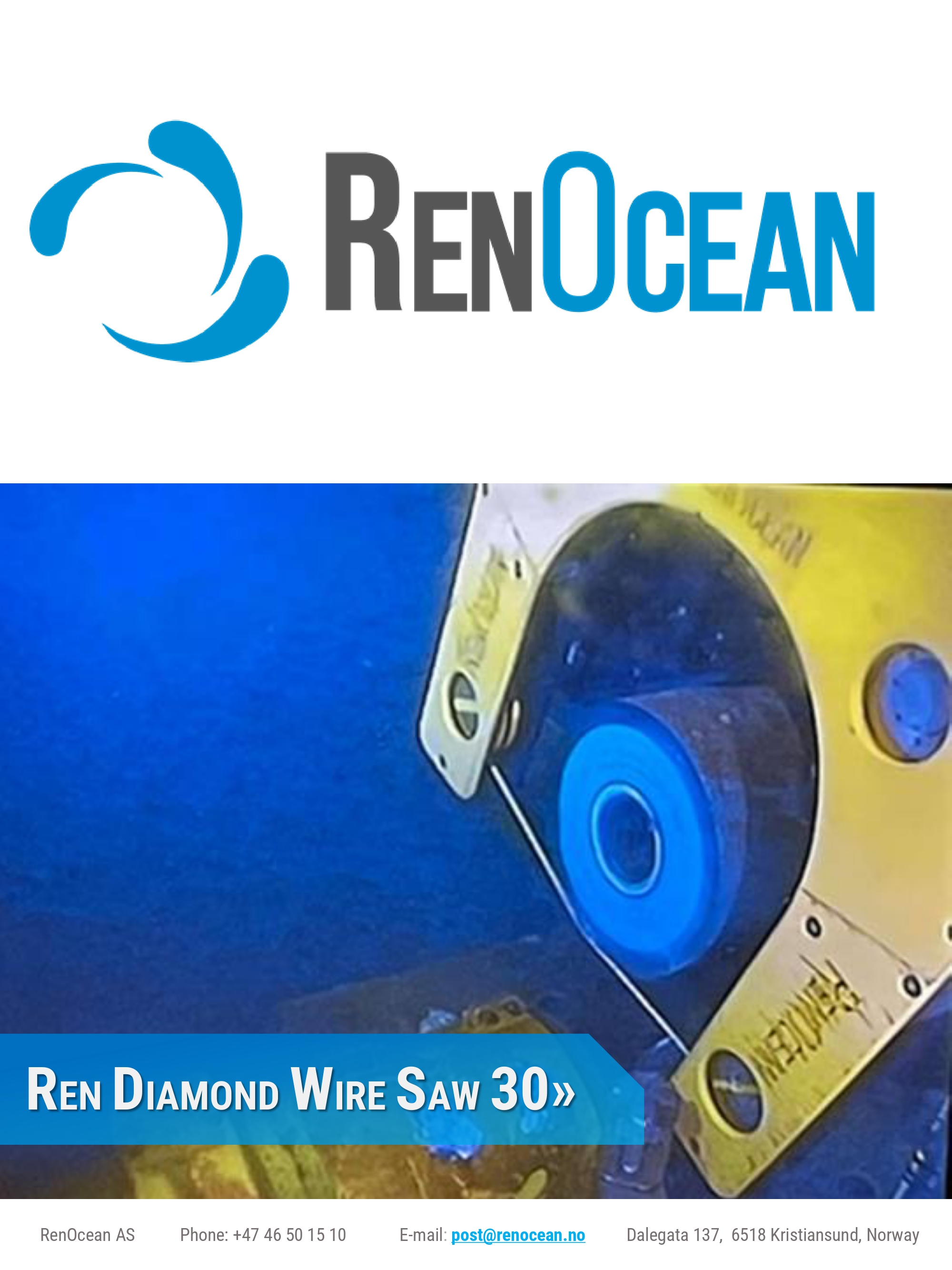 REN Diamond Wire Saw 30"