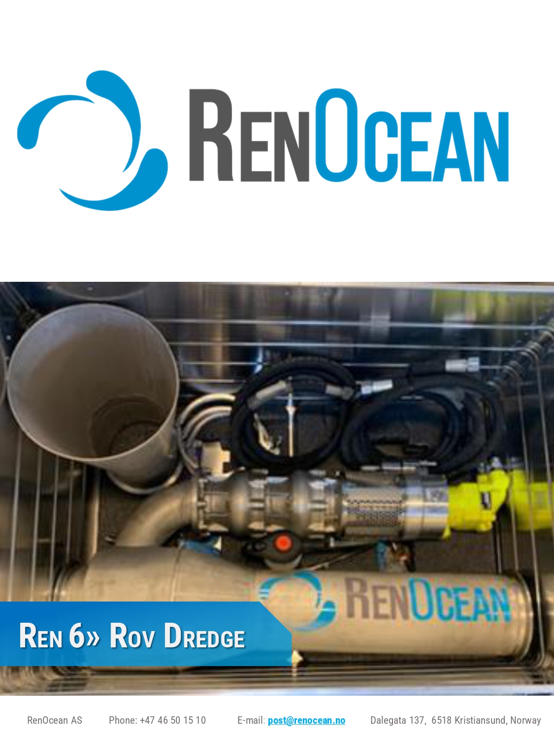 REN ROV 6" Dredge