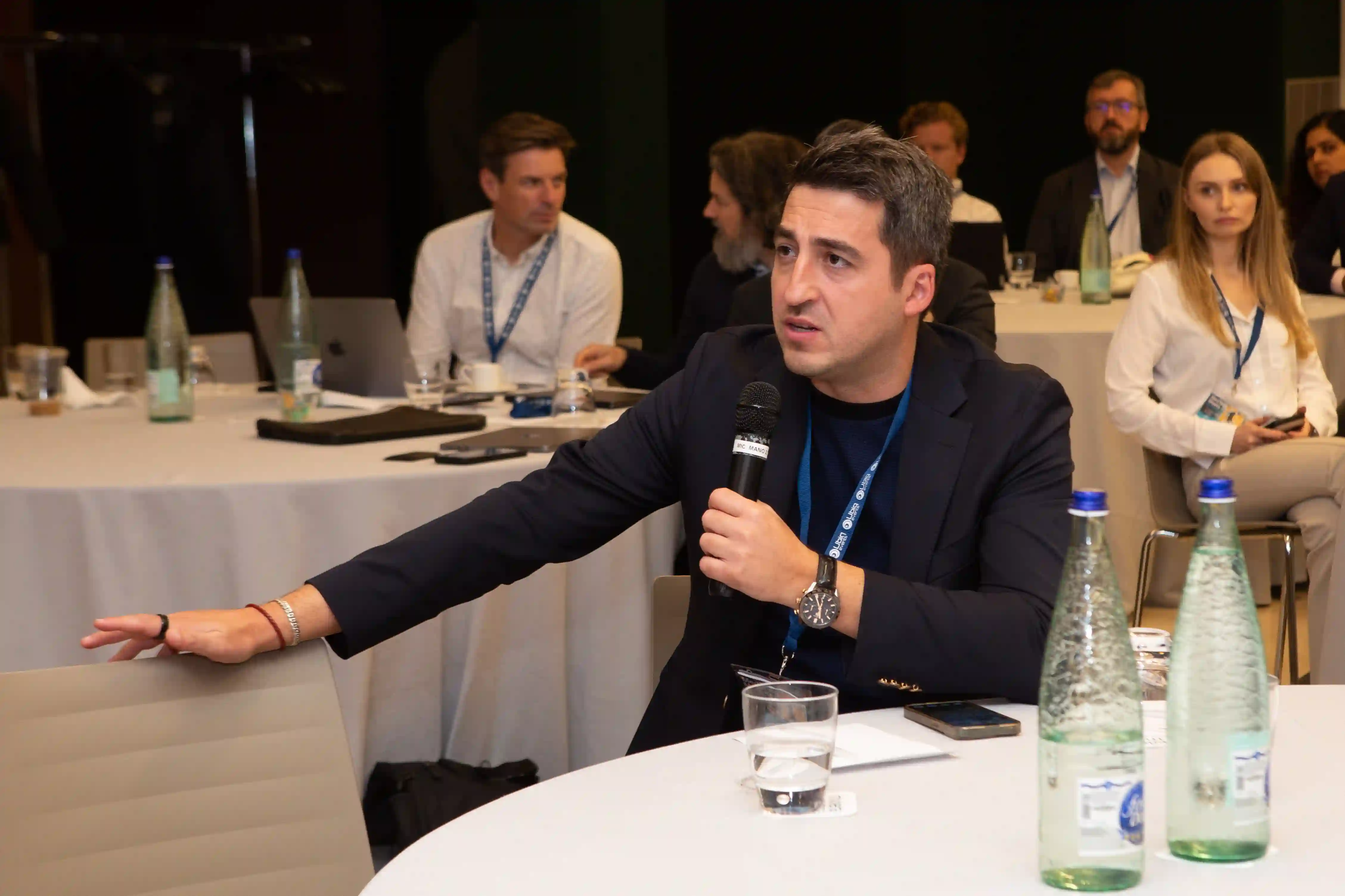 Photo of the audience at the Pharma Meets AI conference