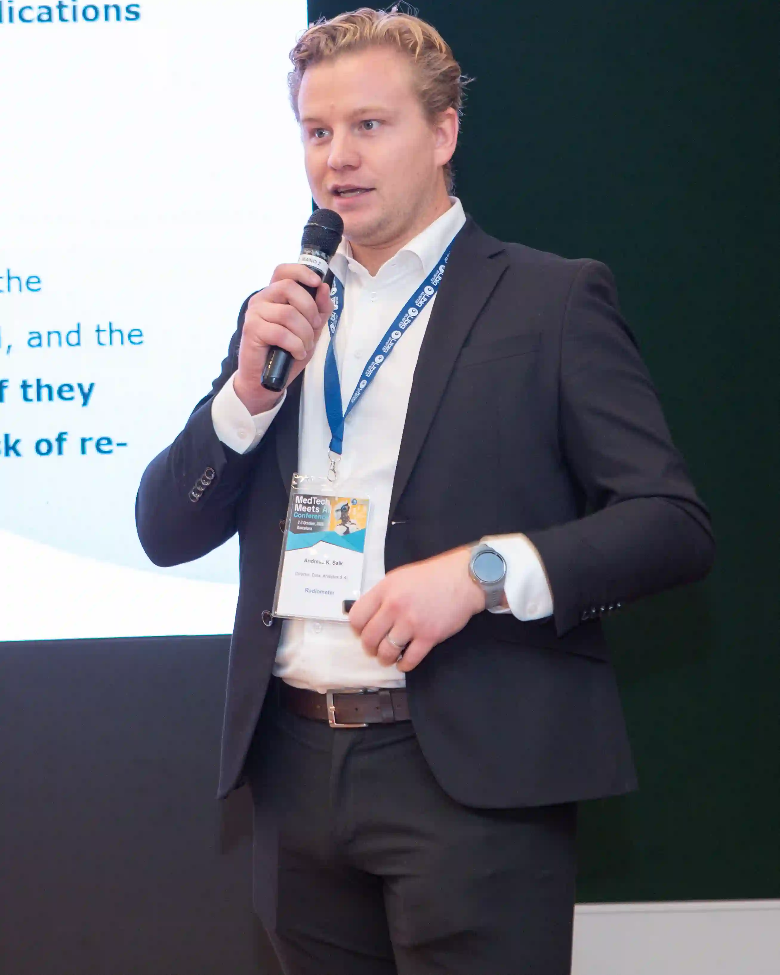 Photo of Jordi Casanellas at the Pharma Meets AI conference