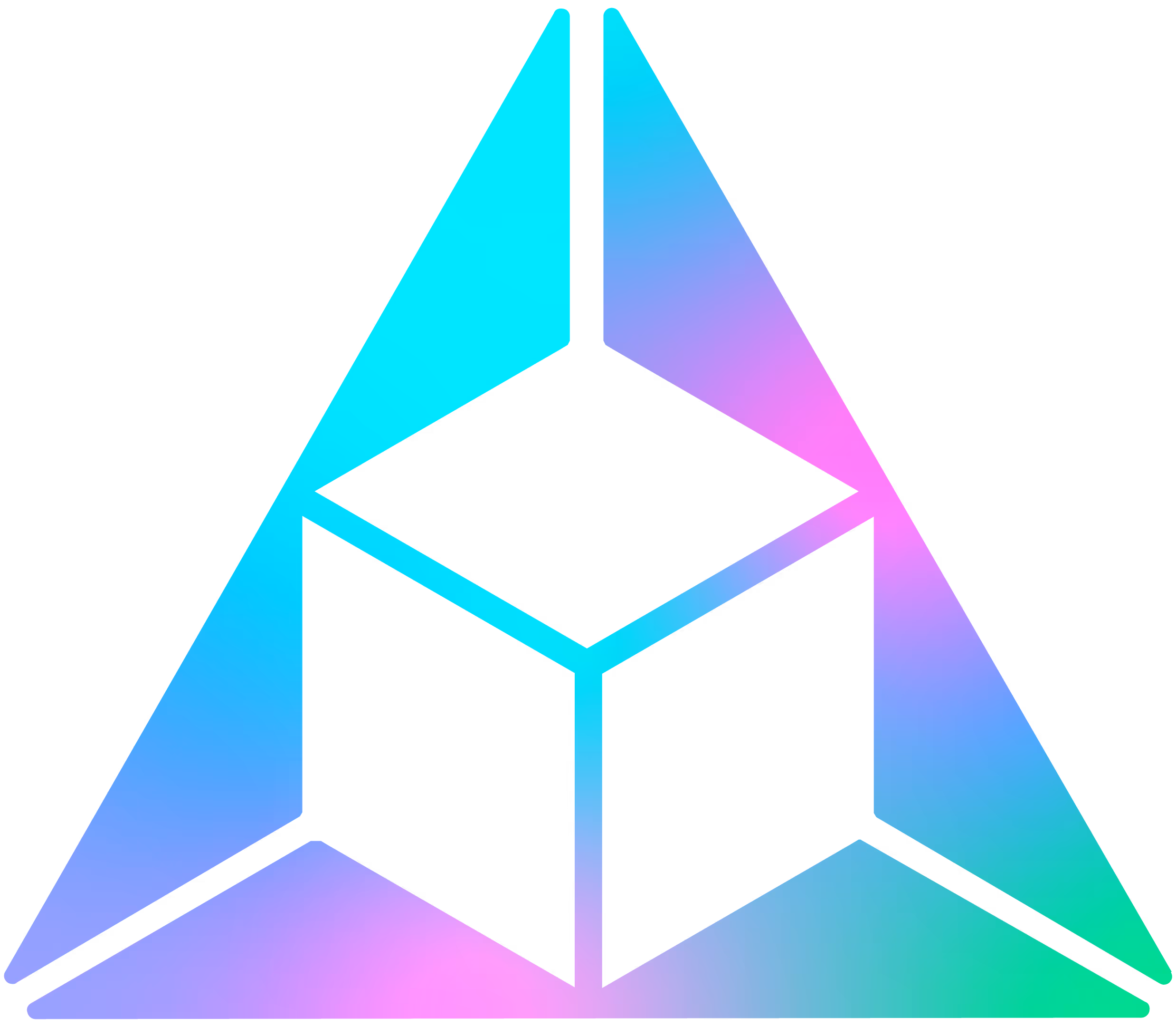 Iridescent Gradient of PRZM Studio Logomark