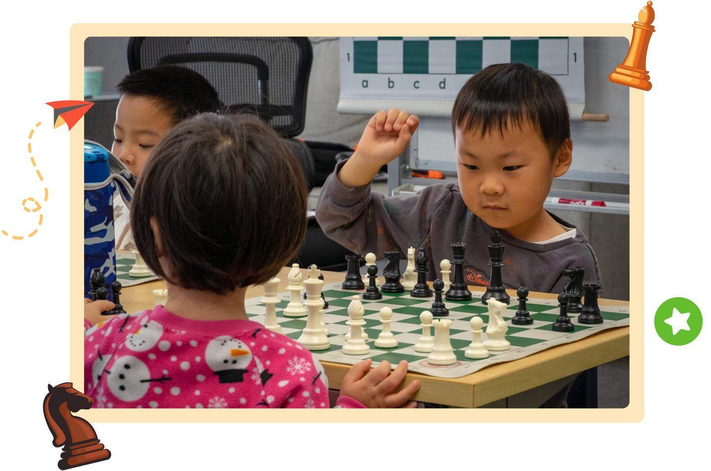 Chess classes in Cupertino campus.