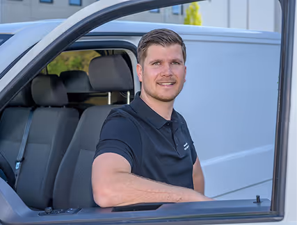 Auto mit Hänger von Malermeister Patrick Noël