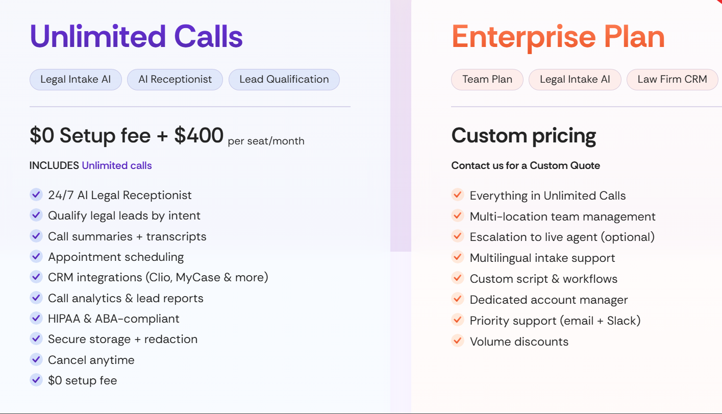 LegalClerk.ai: AI Legal Answering Service