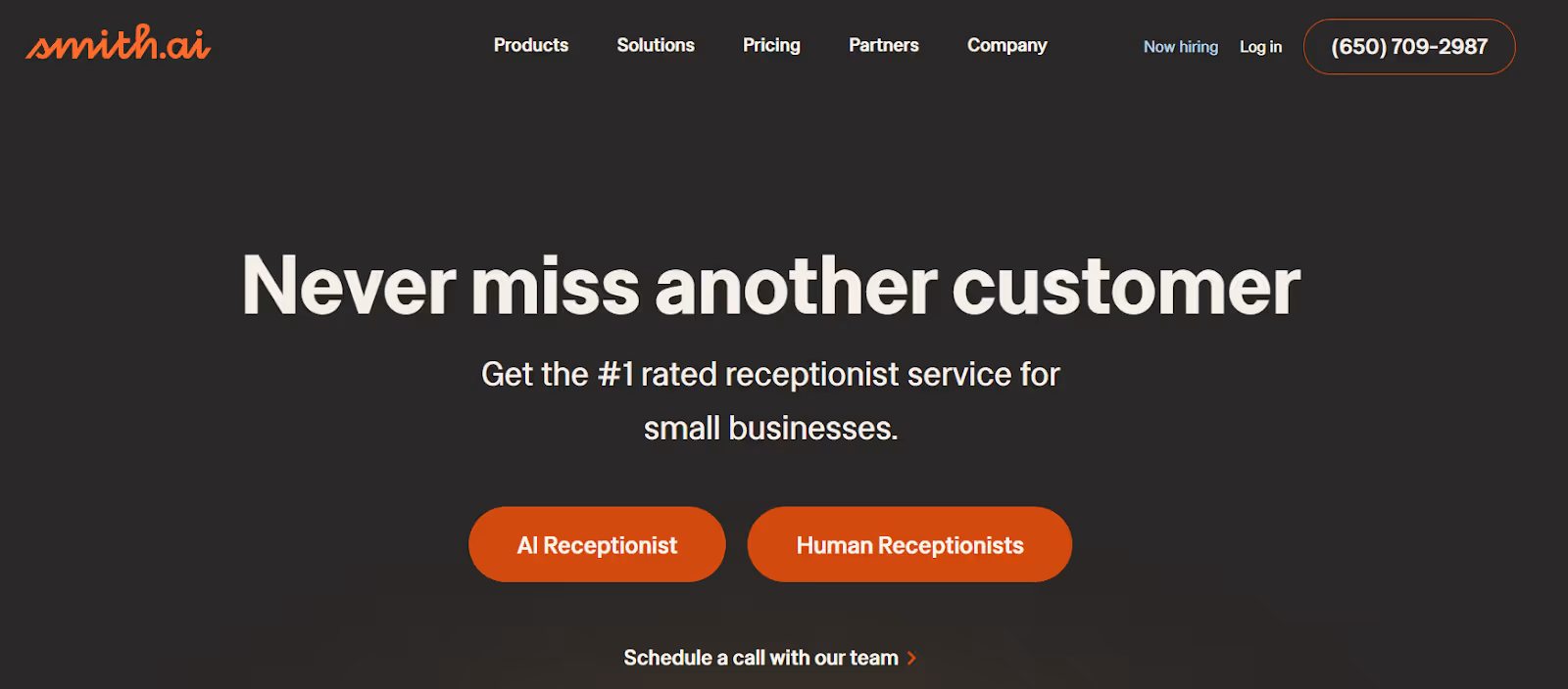 Smith.ai 24/7 AI Receptionists & Live Human Agents
