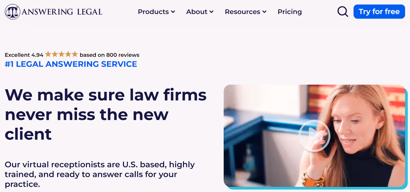 Answering Legal: 24/7 Legal Answering Service 