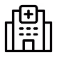 A hospital icon used to visualize the industries targeted by Health Connect