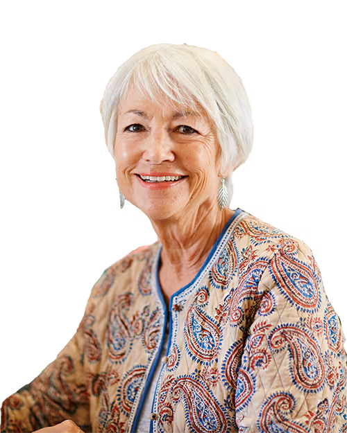 An Aged Female Patient, Satisfied with Health Connect