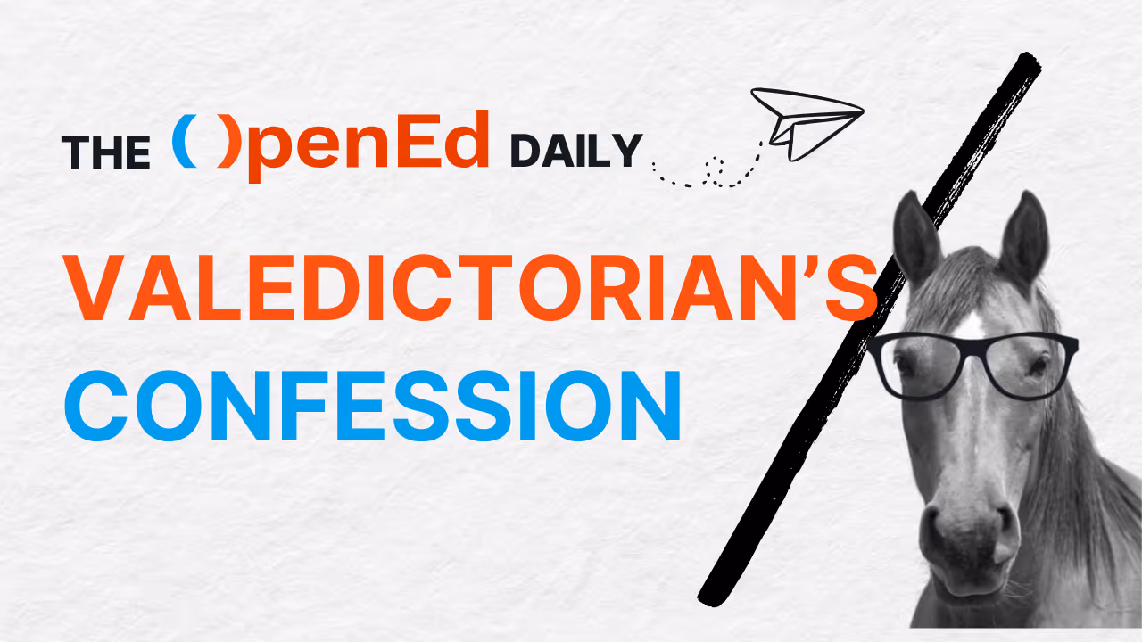 🐴 Valedictorian's Confession: 'That's It?' (The Empty Feeling at the Top)