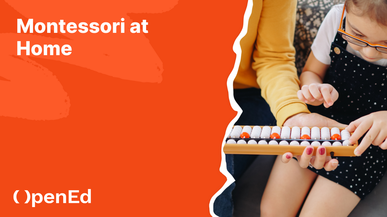 Montessori Curriculum for Homeschooling