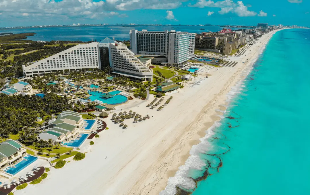 Playas de la Zona Hotelera de Cancún con acceso a veterinarios