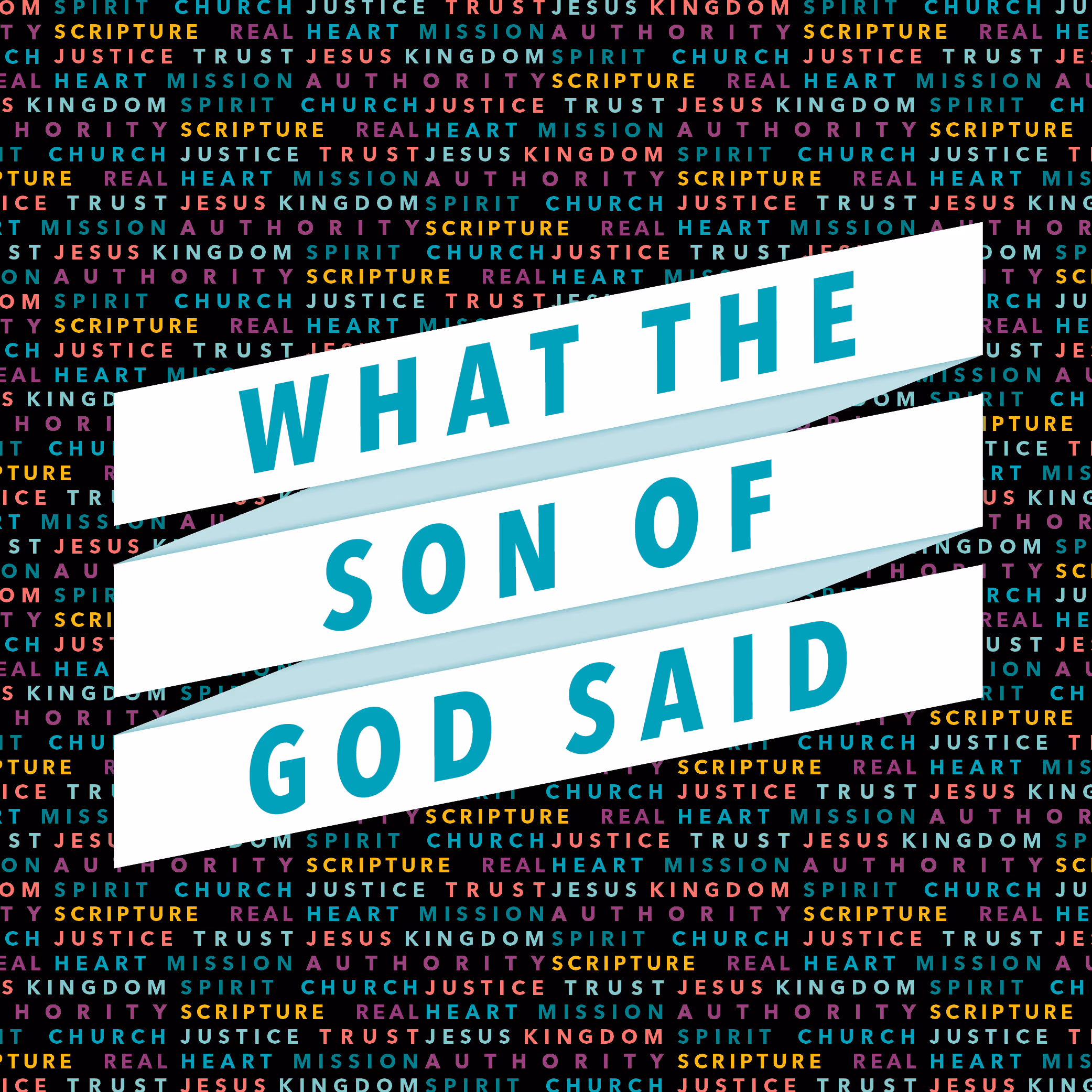 Sermon series graphic for "What the Son of God Said"