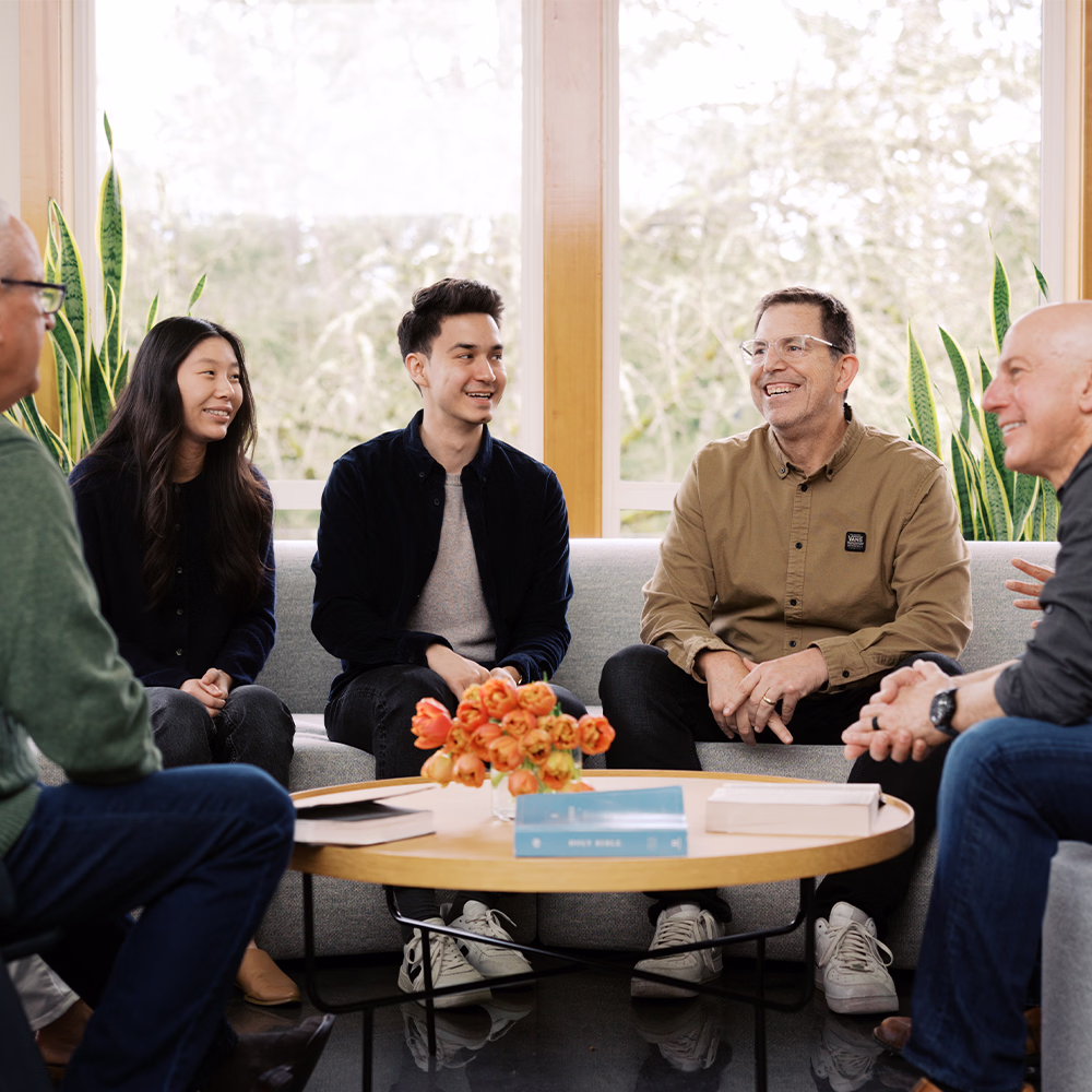 people sitting around a table
