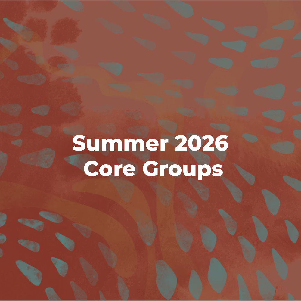 RW young adults graphic with text reading Summer 2026 Core Groups