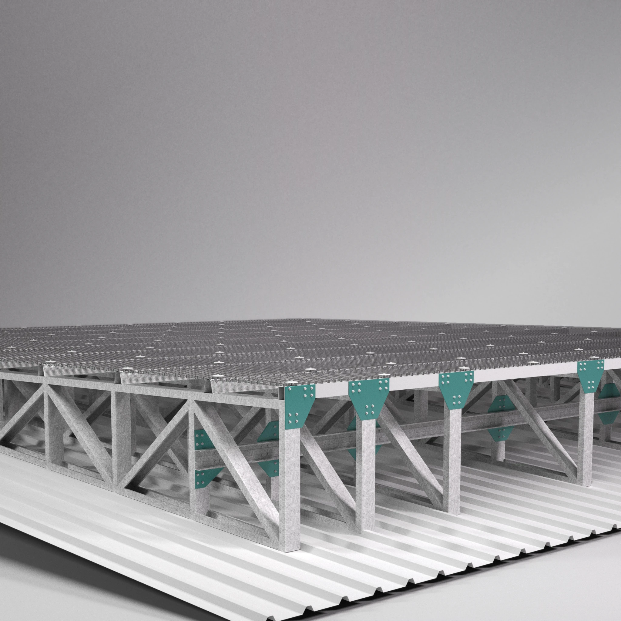 MR-Card modular rooftop system visual