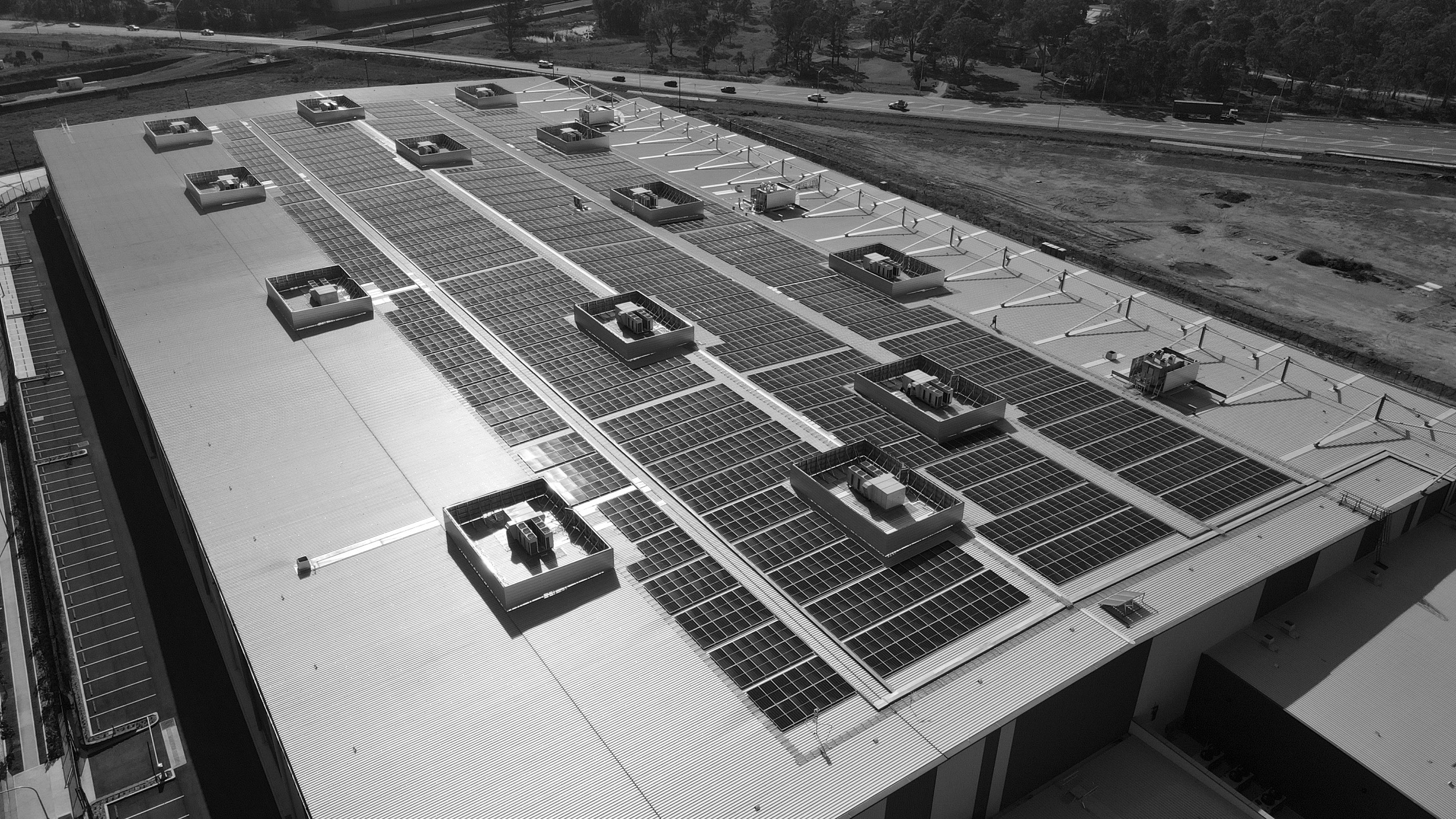 Symbion Kemps Creek rooftop HVAC platform installation