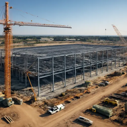 construction company video marketing aerial drone footage project documentation professional production