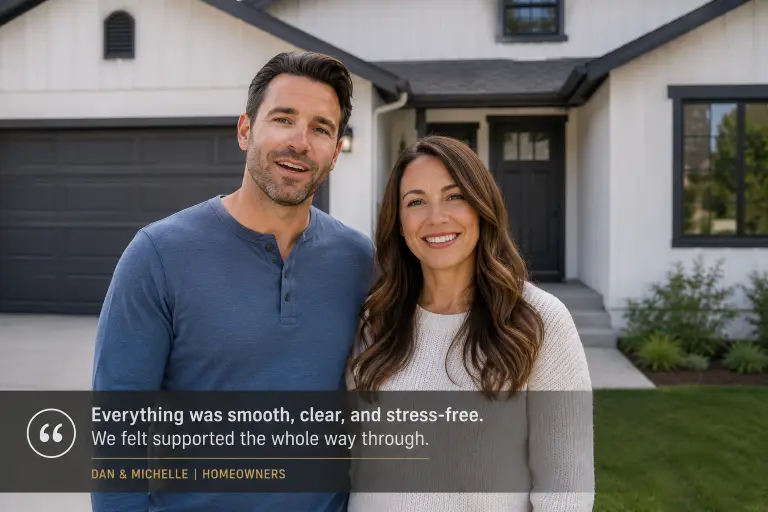  mortgage loan officer closing video client testimonial social proof homebuyer couple new home trust