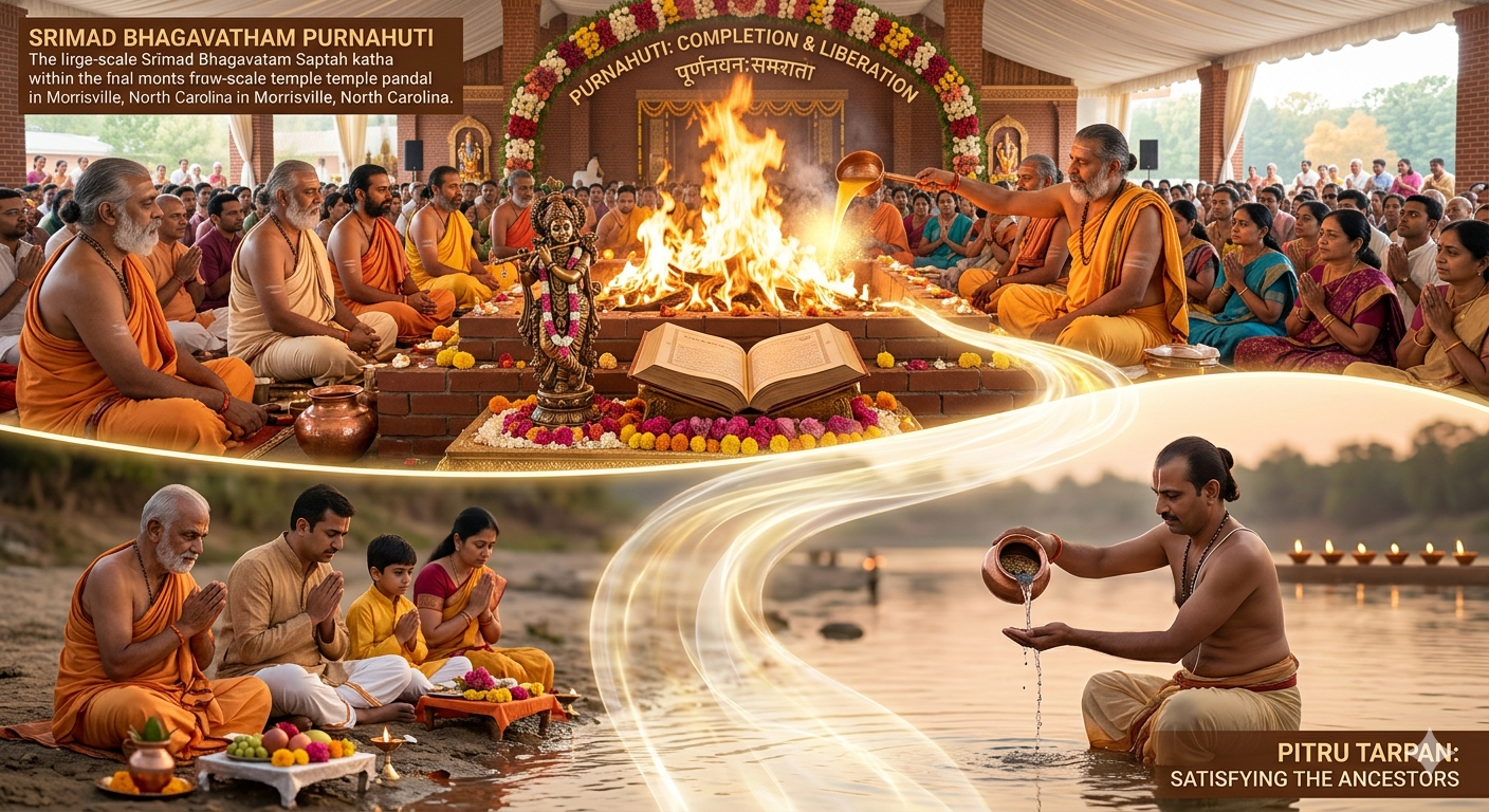 Srimad Bhagwath Purnahuti Yagna and Pitru Tarpan