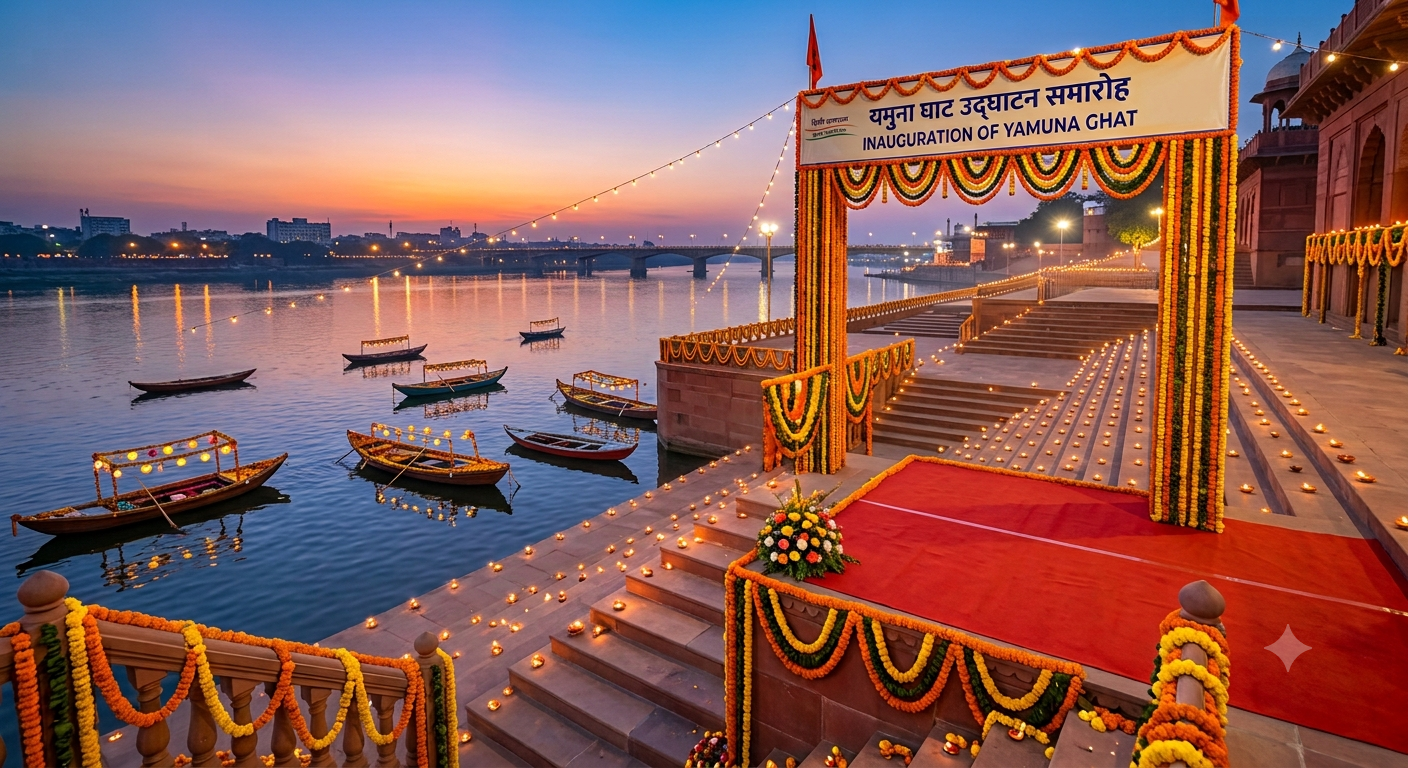 Inauguration of the Yamuna Ghat