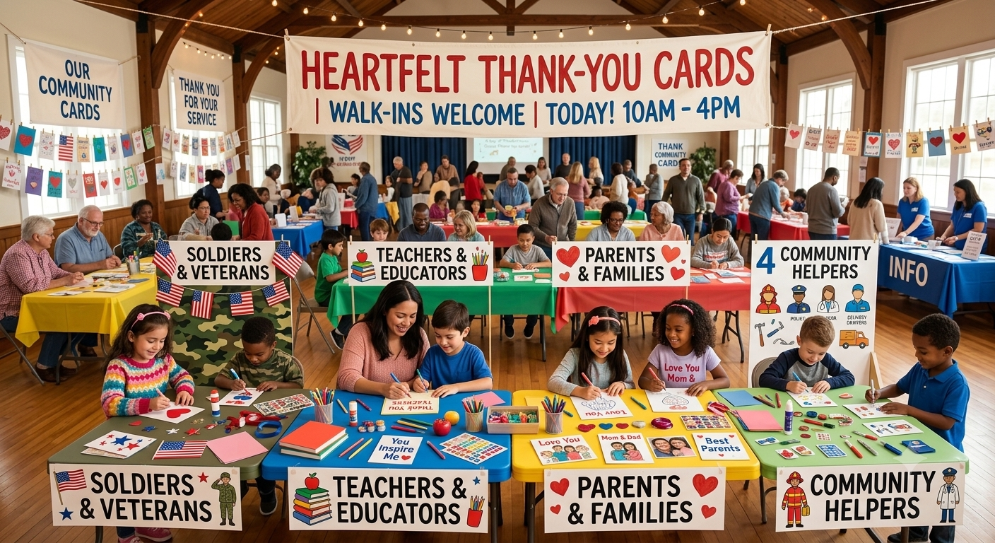 Placeholder — replace with a seva / thank-you card activity photo