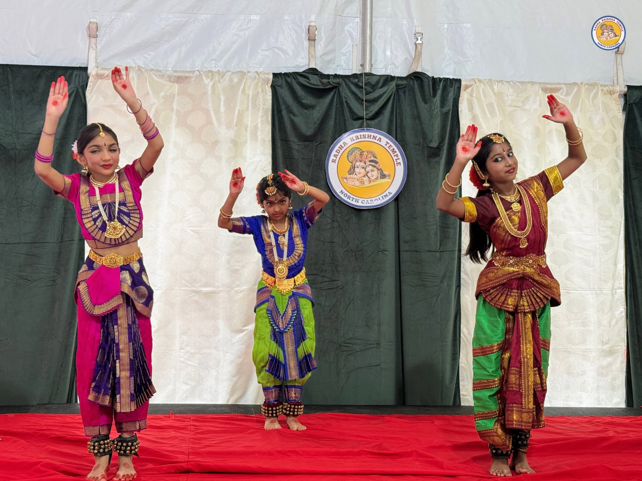 Cultural program performances at RKTNC Janmashtami