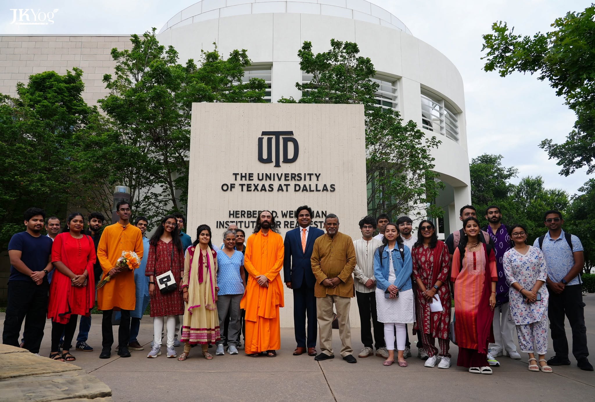Swamiji with youth 5