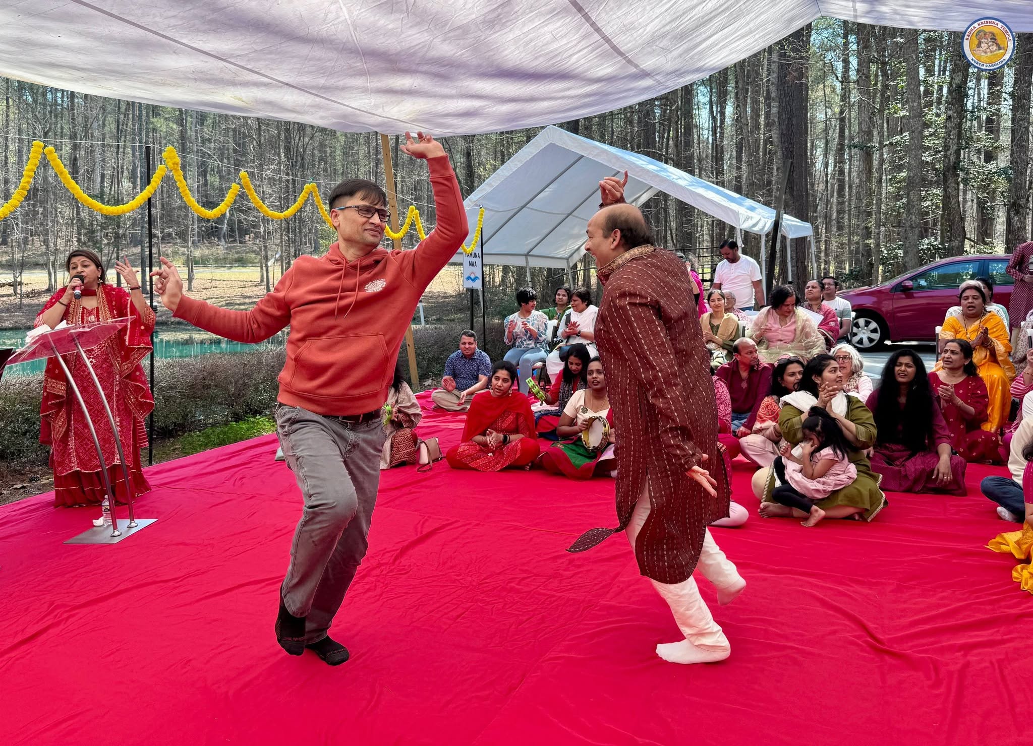 Garba night festivities at RKTNC