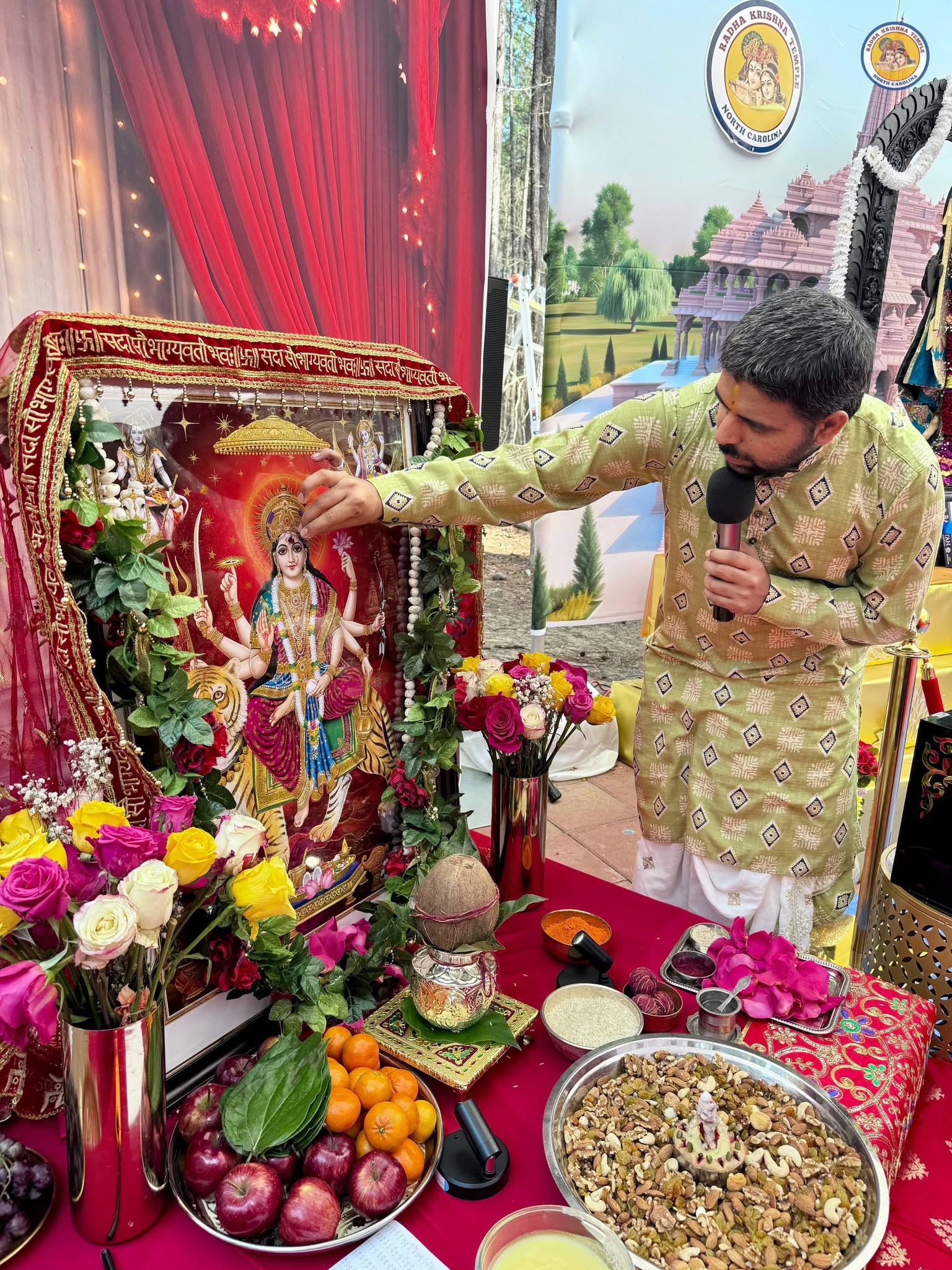 Navratri worship at RKTNC