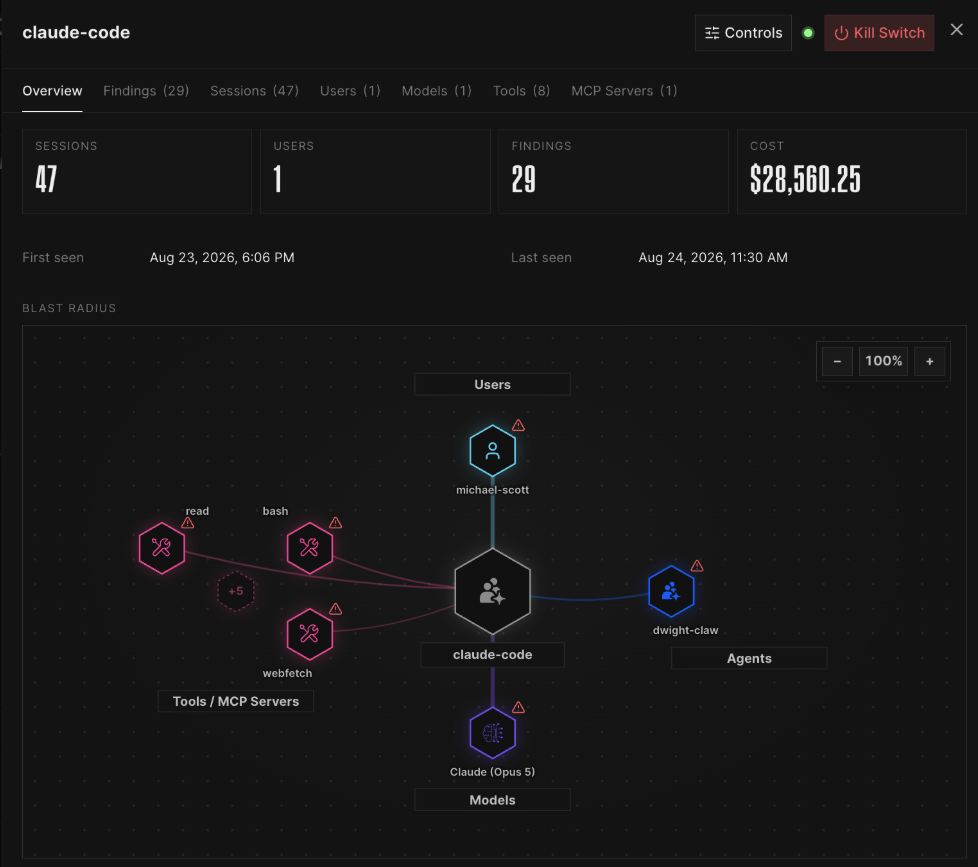 Straiker's ai agent kill switch with Kong for Claude Code