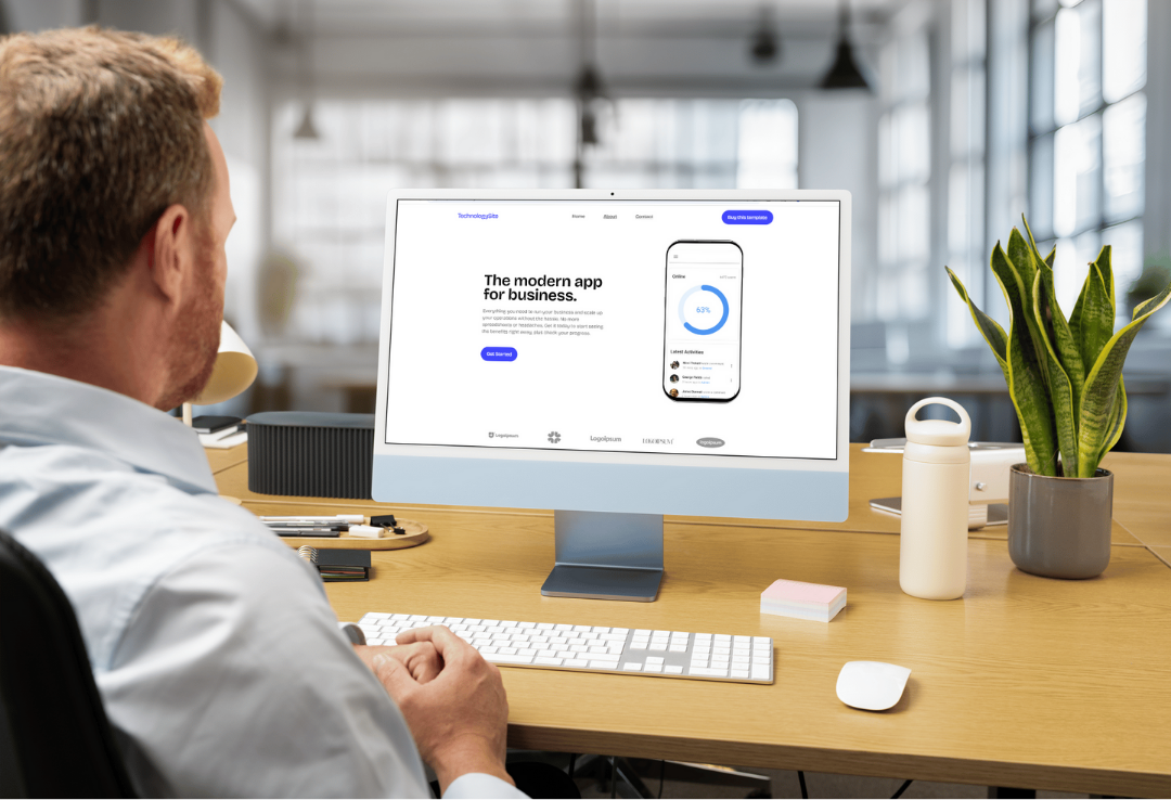 Figma Sites template