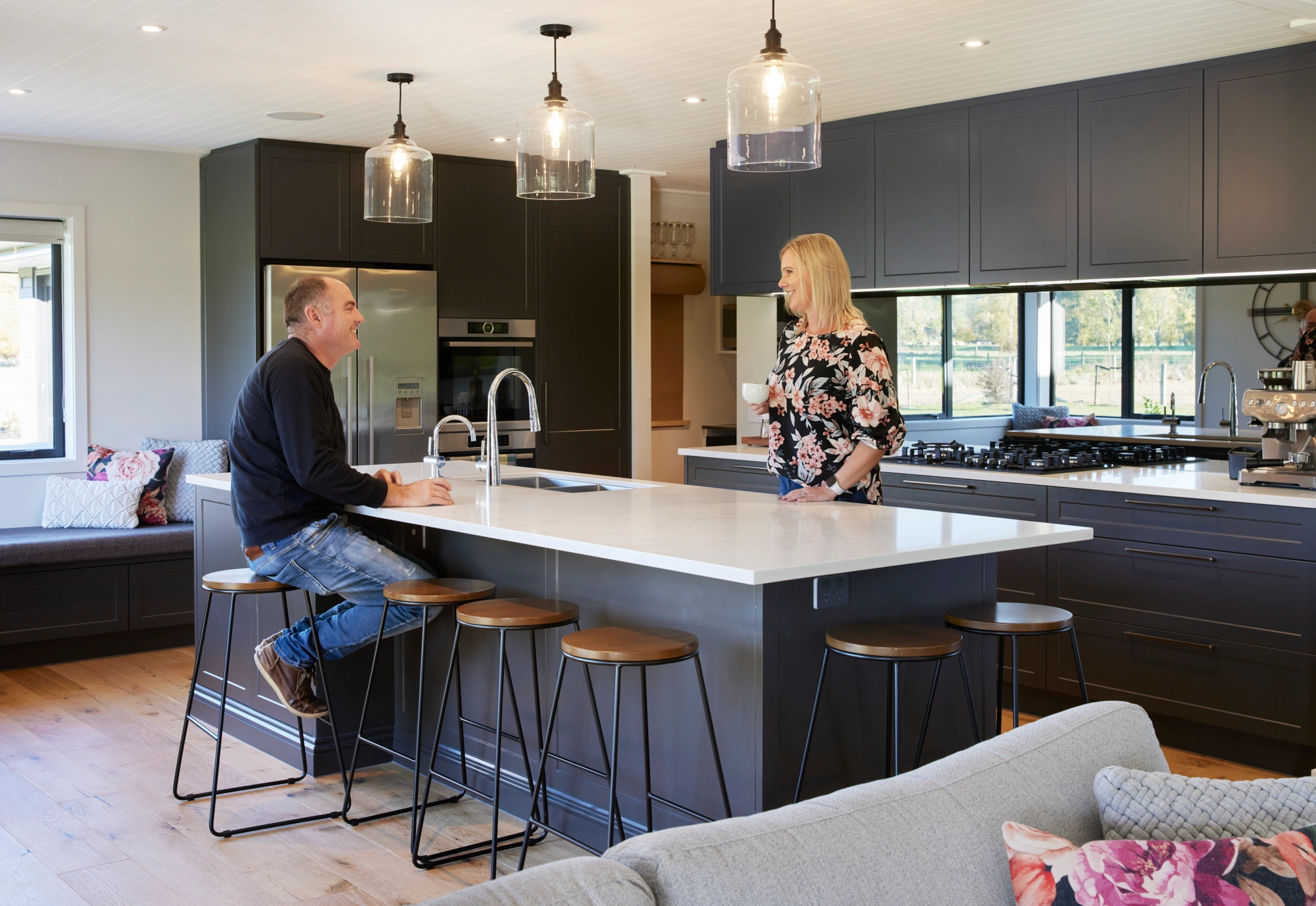 Lifestyle properties, country inspired kitchen design, rural properties NZ, lifestyle property house plans