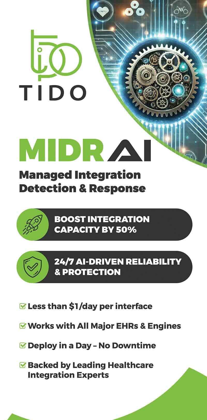 Tido MIDR AI banner image - Boost integration capacity by 50%. 24/7 AI-driven reliability