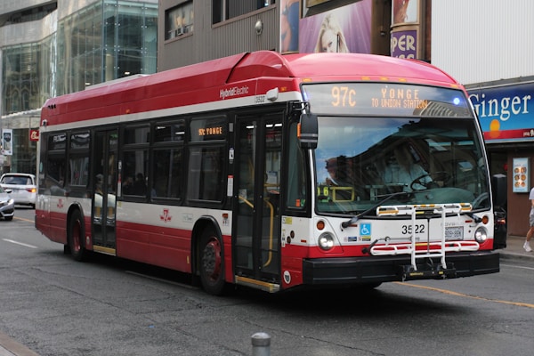 TTC bus 3522 in Toronto, Ontario