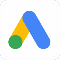 Google Ads logo with a blue, yellow, and green stylized letter A.