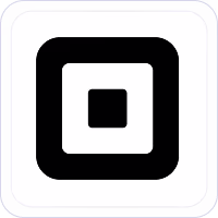 Black square within a rounded black square on a white rounded square background.