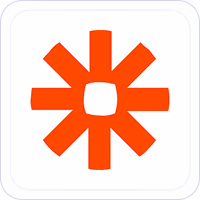 Amazon logo with smile arrow on white square