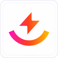 Amazon logo with smile arrow on white square