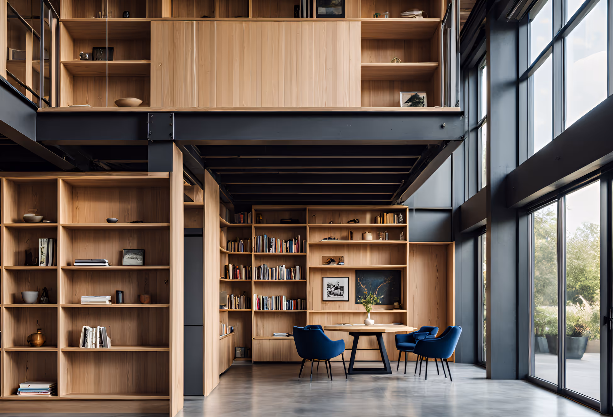 arredo-su-misura-biblioteca-residenziale-bma-contract