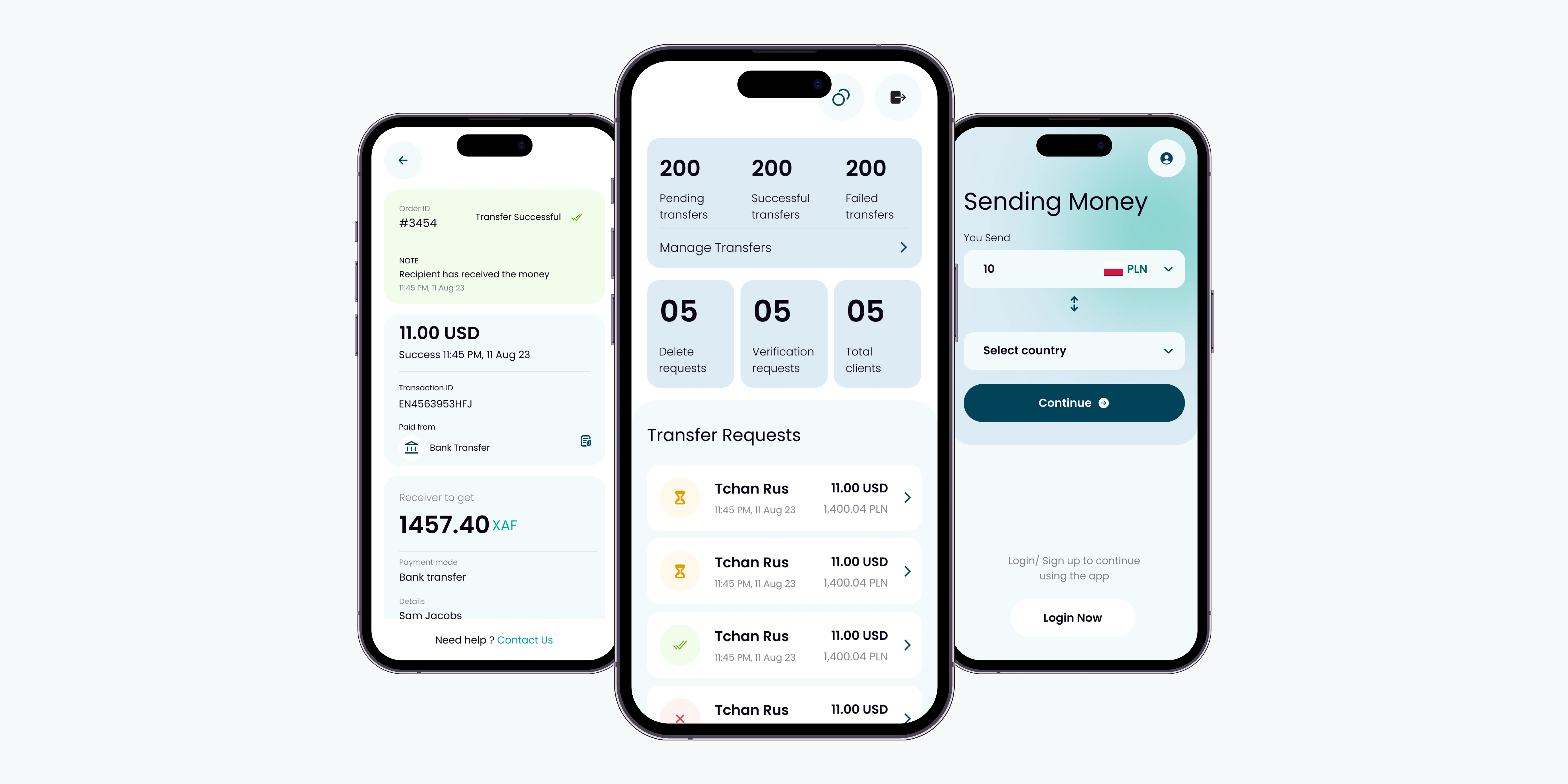 Forex Money Transfer Application