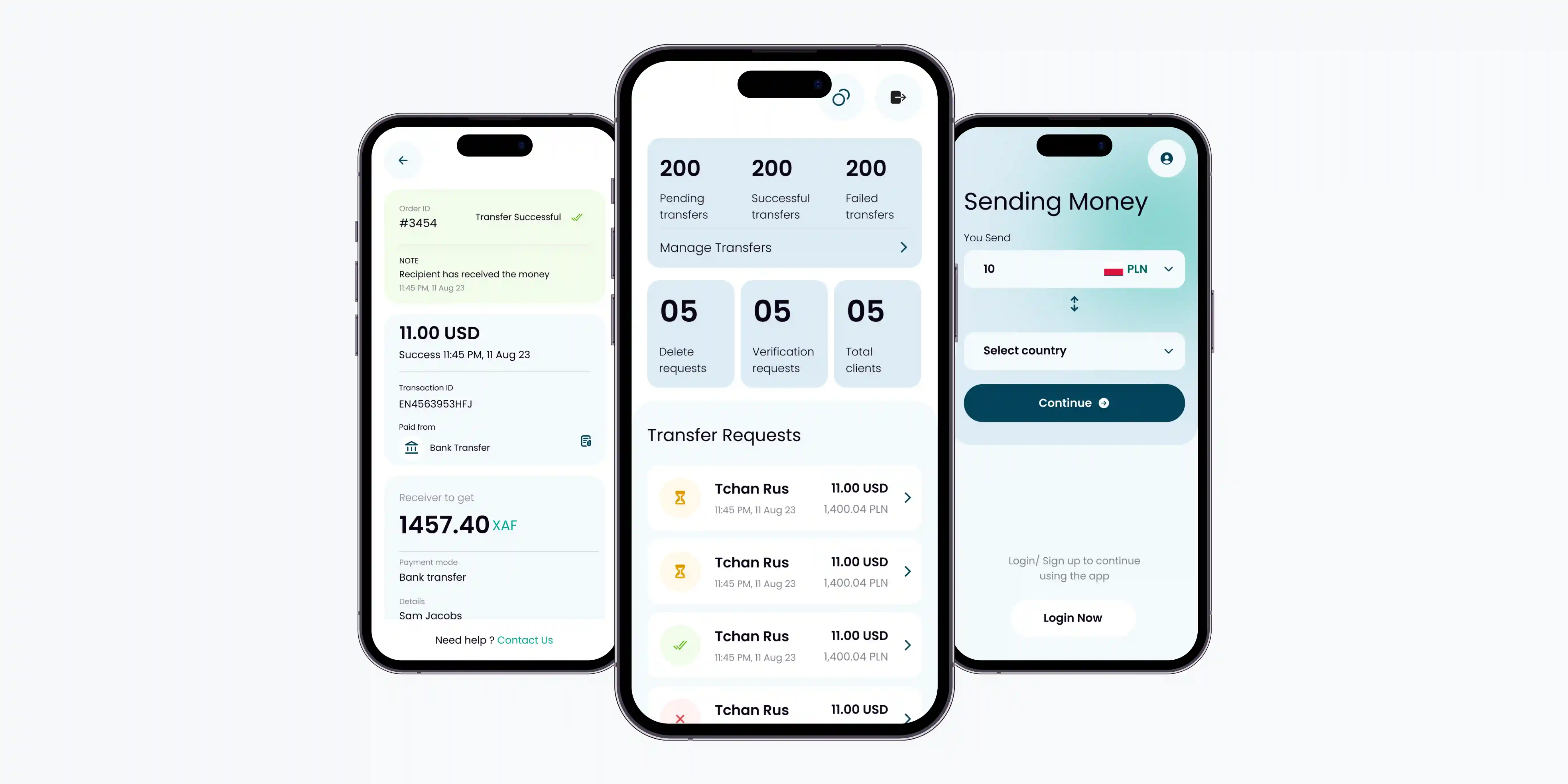 Forex Money Transfer Application